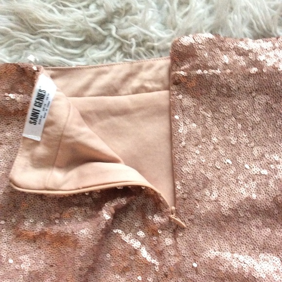 NWOT ASOS Saint Genies Sequin Skirt - Picture 7 of 8